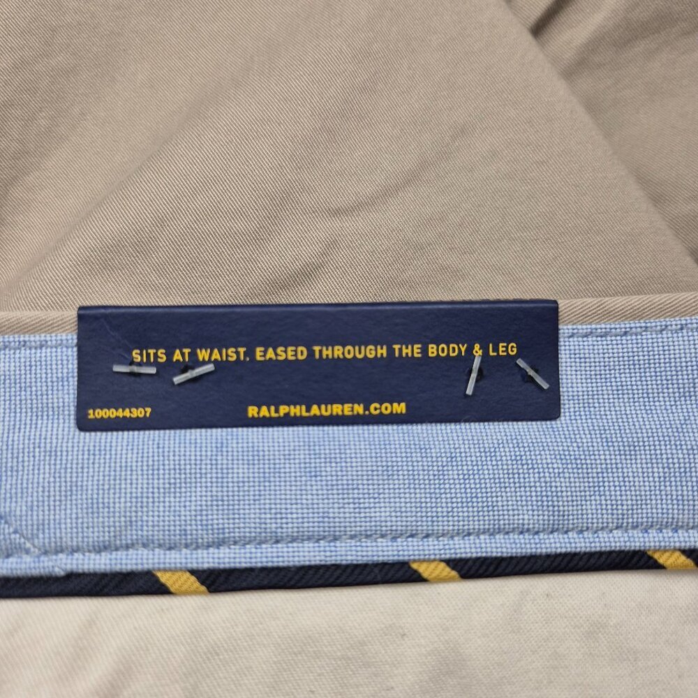 Polo Ralph Lauren Men's Stretch Classic Fit 9" Shorts Size 30 Beige Cotton-Blend - Picture 9 of 12
